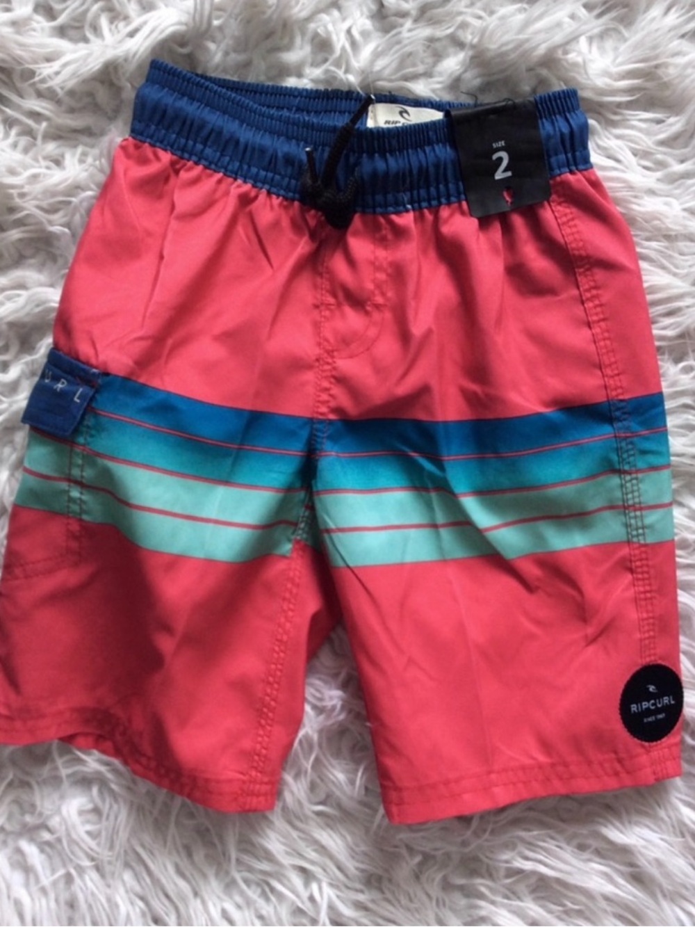NWT Rip Curl Good Vibes Toddler Volley Trunks